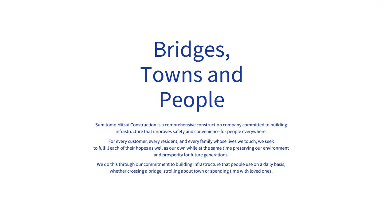 Bridges, Towns and People