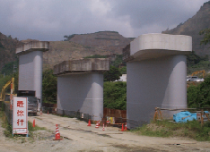 佐久間川橋(壁式橋脚への適用)