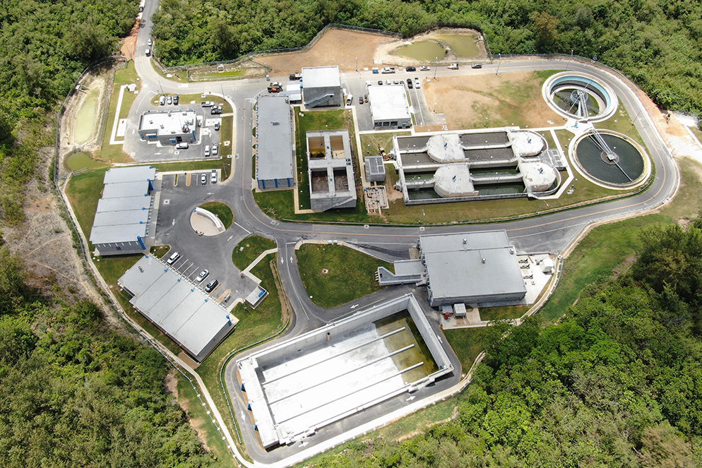 アガット サンタ リタ下水処理場建設工事 上下水道 施工実績 三井住友建設